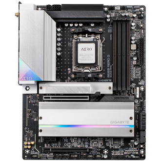 GIGABYTE Mainboard Desktop B650 AERO G (AM5, 4x DDR5 256GB, 1x PCI-E 4.0 x16x16, 1x PCI-E 4.0 x16x4, 1x PCI-E 3.0 x16x1, 1x M.2 