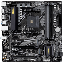 GIGABYTE Mainboard Desktop B550M DS3H R2 (AM4, 4xDDR4, 1xDP, 1xHDMI, GLAN, 1xPCI-E x16 slot, 1xPCI-E x1 slot, 2xM.2, 4xSATA 6G) 