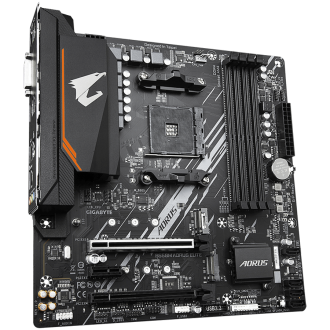 GIGABYTE MB AM4 B550 4 x DDR4 DIMM 1 x DVI-D port 1 x HDMI port 2 x M.2 4 x SATA Micro ATX