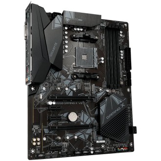 GIGABYTE Main Board Desktop B550 GAMING X V2, AM4, 4 x DDR4, DVI-D/HDMI, 2xPCIE x16 , 3xPCIE x1, ALC887 , 2x M.2 , 4 x SATA, ATX