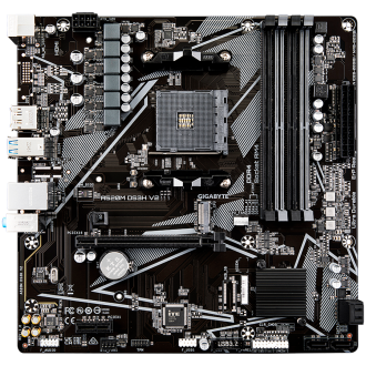 GIGABYTE MB AM4, A520, 4xDDR4, DP + HDMI, 1xPCIe x16 3.0, 1xPCIe x1, 1xM.2, 4xSATA, GbE LAN, mATX