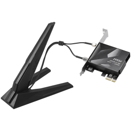 MSI HERALD BE9400 WiFi 7 PCIe Card, 2.4GHz, 5GHz, 6GHz, BT 5.4, WPA-PSK, WPA2-PSK / Enterprise, WPA3-Personal / Enterprise, 2x H