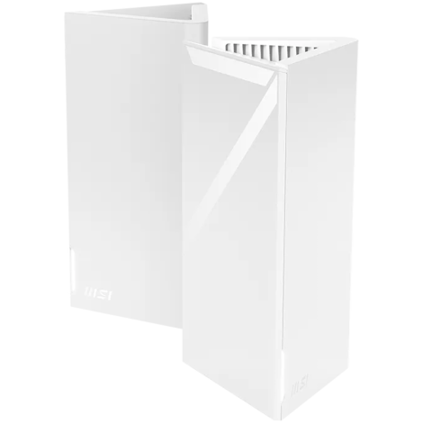 MSI MRBE50- 2PK Roamii BE Lite Mesh System, Quad Core 1.5GHz, 2.4GHz / 5GHz, WPA-PSK / WPA2-PSK / WPA3-PSK, MLO, MU-MIMO, OFDMA,