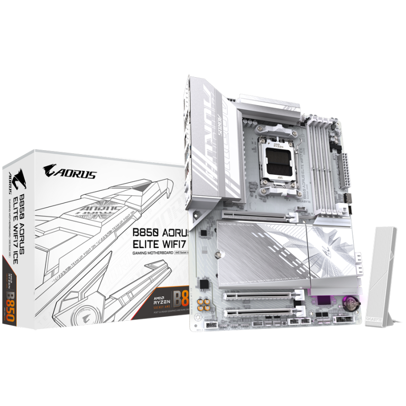 GIGABYTE MB B850 A ELITE WF7 ICE