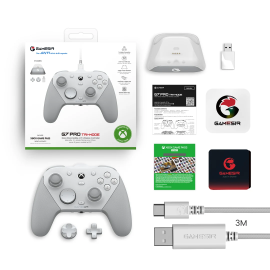 GAMESIR G7 Pro Tri-Mode Wired Controller for XBox, Mech White